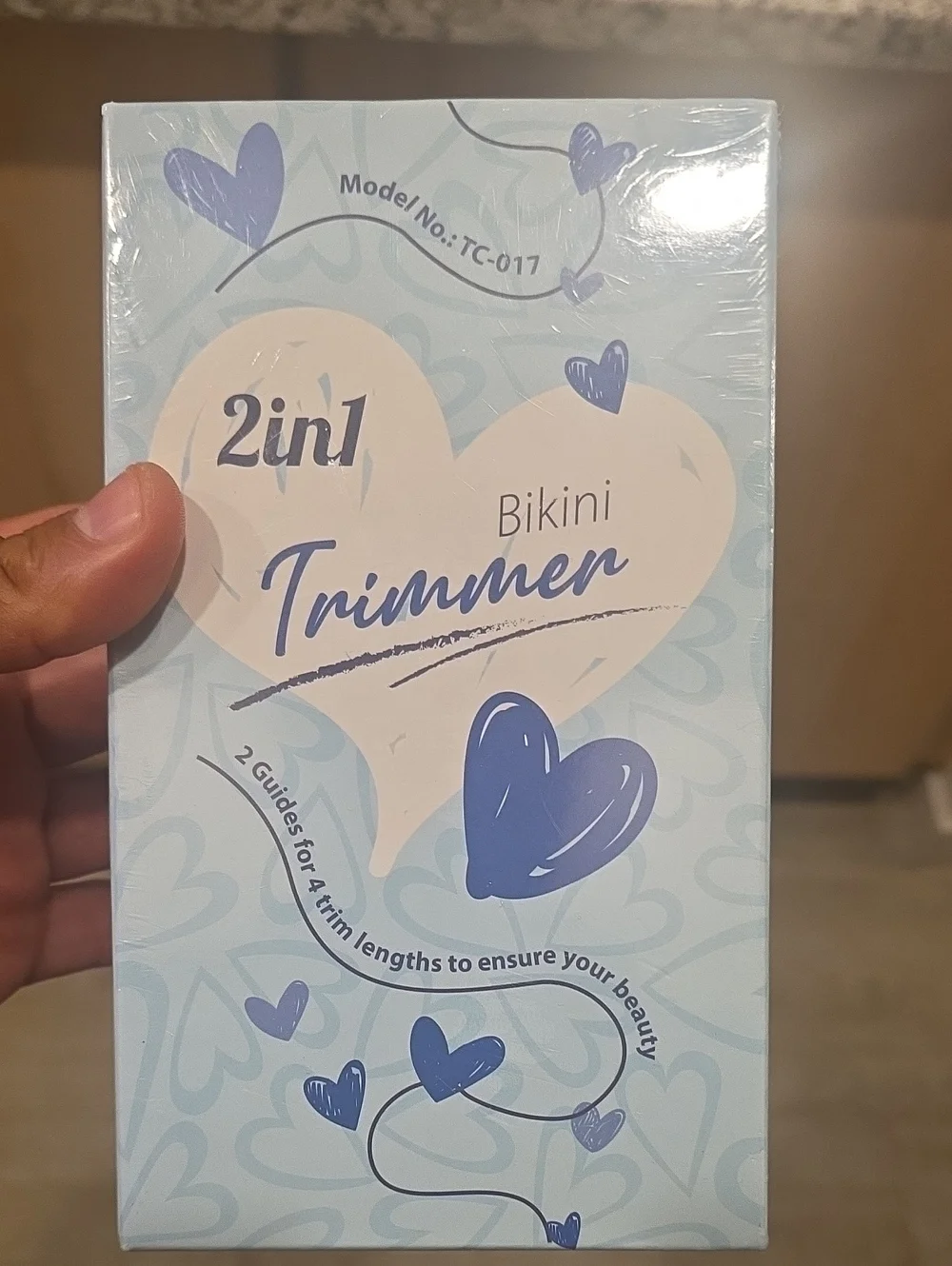 2in1 Bikini Trimmer – Blue